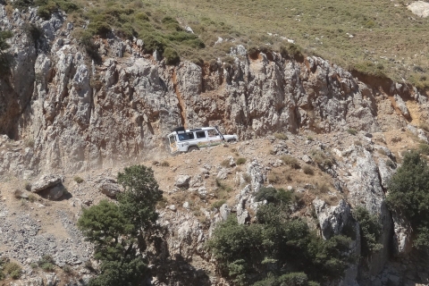 Crete: Land Rover Safari on Minoan Route Land Rover Safari with Pick-Up in Heraklion City