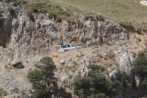 Kreta: safari over de Minoïsche route per Land RoverSafari per Land Rover met ophaalservice in Anissaras