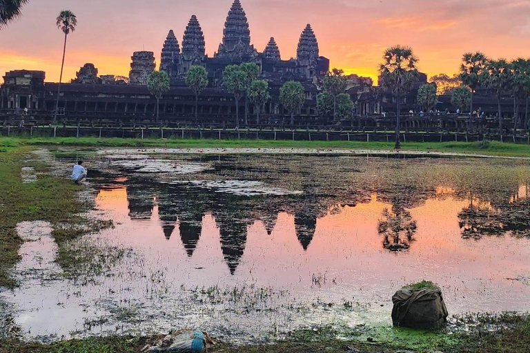 Siem Reap: Angkor 1 day guided tour in Spanish with sunriseOption 2: Private tour 1 day in Spanish with sunrise