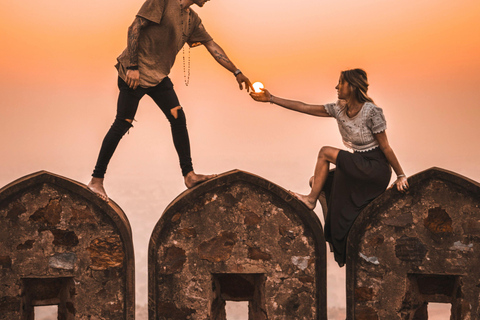 Jaipur: mercado de flores ao amanhecer e passeio pela cidade com guiaJaipur: mercado de flores ao nascer do sol e passeio pela cidade com guia