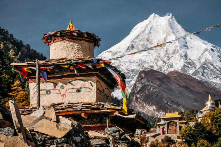 Nepal: 13-dniowy trekking po obwodzie Manaslu i przełęczy Larkya La