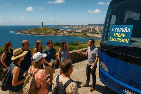 La Coruña: Tur för kryssningspassagerare från hamnen i La Coruña