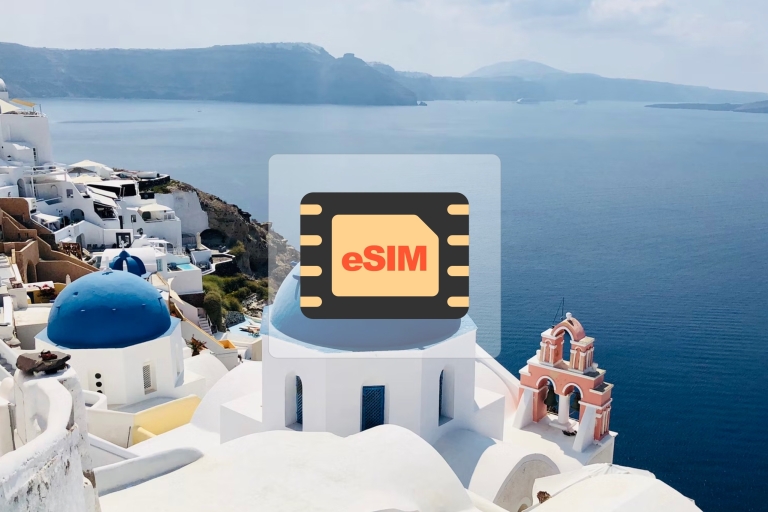 Grecia: plan de datos móviles eSim para EuropaDiario 300MB/14 Días