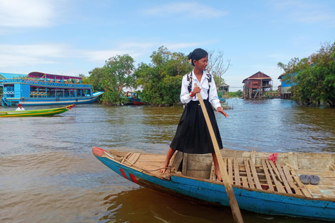 From Siem Reap: Floating Village, Lake, and Ox Cart Tour The Floating Village and Ox-cart Ride