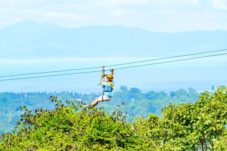 Ko Samui: Tree Bridge Jungle Zipline and Waterfall Adventure Tour Starting at 11.30 w/ Extended Pickup and Drop-off Area