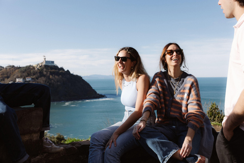 Surf Lesson, Cultural Walk, and Pintxos Tour in San Sebastian Complete Experience (Surfing + City Tour + Pintxos) – Open Tour