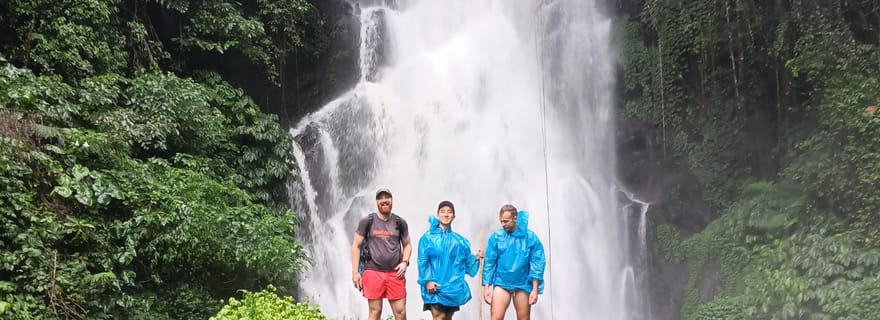 Bali : randonnée guidée vers 6 cascades cachées avec pique-nique