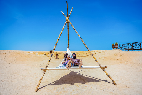 Hurghada: Orange Bay &amp; Magawish Island Speedboat with LunchPrivate Speedboat to Orange Bay &amp; Magawish Island