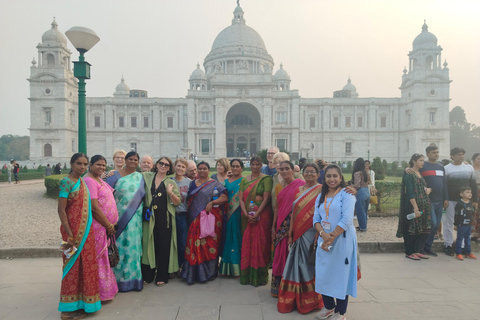 Kolkata tour with sunset River cruise Kolkata tour with local transport and local Food