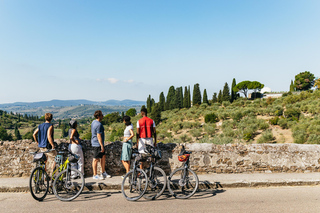 Firenze: tour in e-bike con olio d'oliva tra le colline toscane