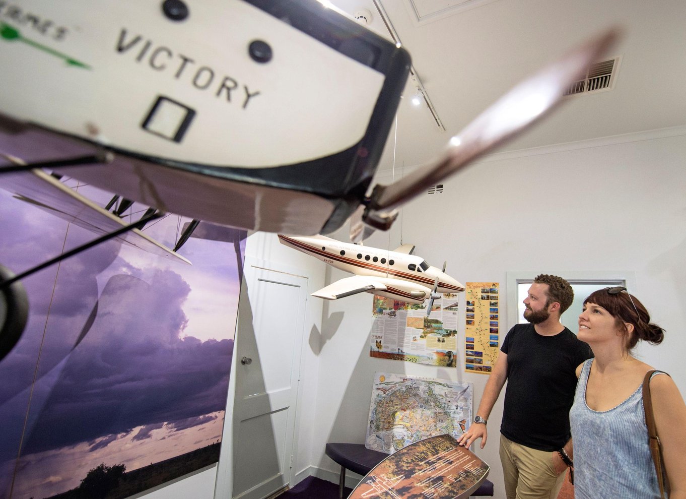 Alice Springs: Indgang til Royal Flying Doctor Service Museum