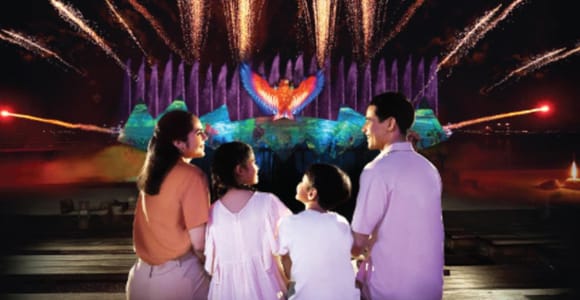 Light to Night:Singapore River Cruise,Wings of time,Sentosa