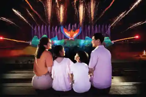 Light to Night:Singapore River Cruise,Wings of time,Sentosa