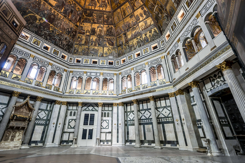 Firenze: Ingresso della cattedrale con cupola e campanileBiglietti di ingresso con 2 audioguide basate su App