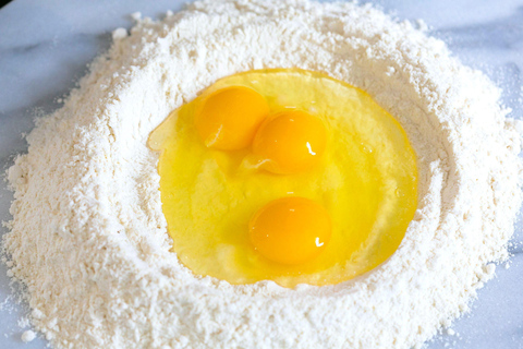 Phoenix: Pasta Making Cooking Classes at a Local Brewery Shrimp Primavera Pasta Making With Chef Maricarmen