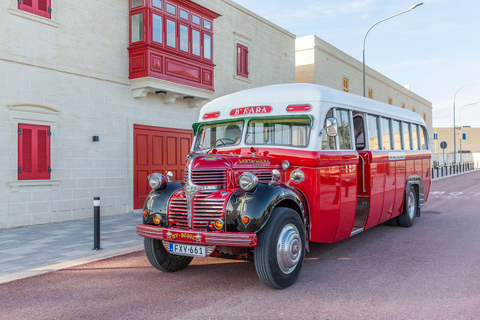 Valletta - Mdina on a Unique Maltese Vintage Bus