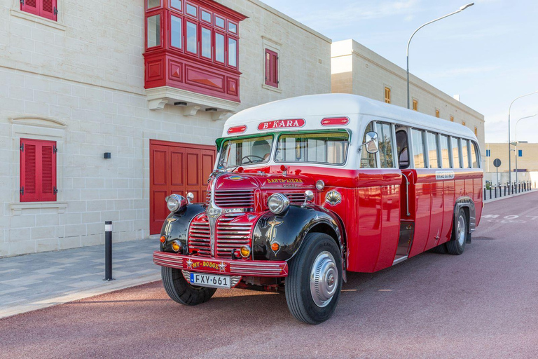 Valletta - Mdina on a Unique Maltese Vintage Bus