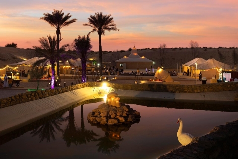 Dubai: Desert Caravanerai Trip with Buffet & Live Show Dubai Desert Caravanerai dinner with live show