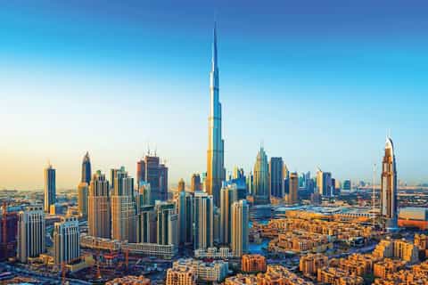 Dubai: Halvdagstur tur til Burj Khalifa med entrébillet