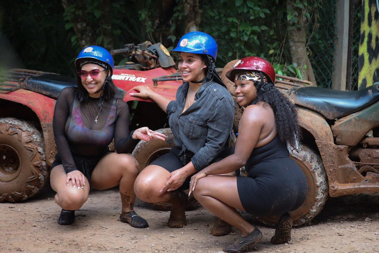 Cancún: Bästa ATV, ziplines och Cenote-simning med lunchENKEL ATV FRÅN TULUM