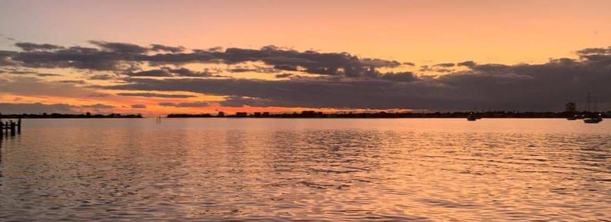 Charte du coucher de soleil à Sarasota