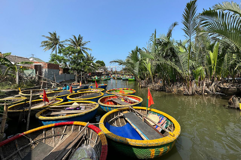 Hoi An: boottocht met Cam Thanh-mandKaartje voor de mandboot met hoteltransfers