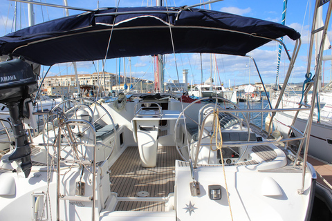 Sète: Sailing trip at sea on a sailboat Half-Day Sailing Experience