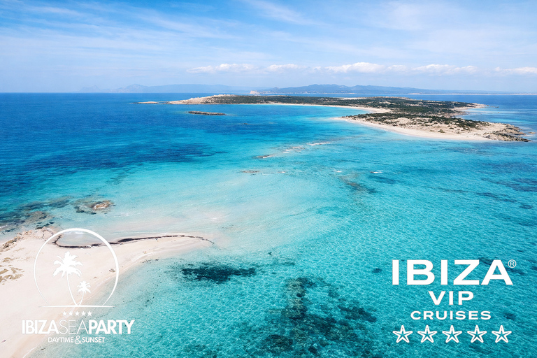 Ibiza: Formentera VIP Boat Paella, BBQ, OpenBar, DJ & Sunset BASIC TICKET with 5h Open Bar & Breakfast
