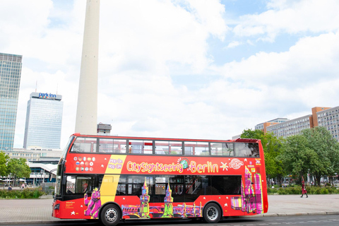 Berlin: Sightseeing Hop-On Hop-Off Bus Ticket Berlin Hop-on Hop-off bus Tour A+ B 24 hours
