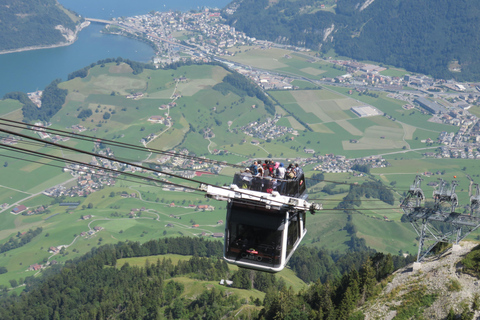 3 Mountains in 1 Day by Train, Cable Cars, Funiculars & Boat Excluding Train Tickets