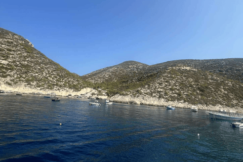 Zakynthos: Rejs dookoła wyspy i żółwie przez EuroskyWrak statku Blue Caves &amp; Turtles Island Ceri Caves