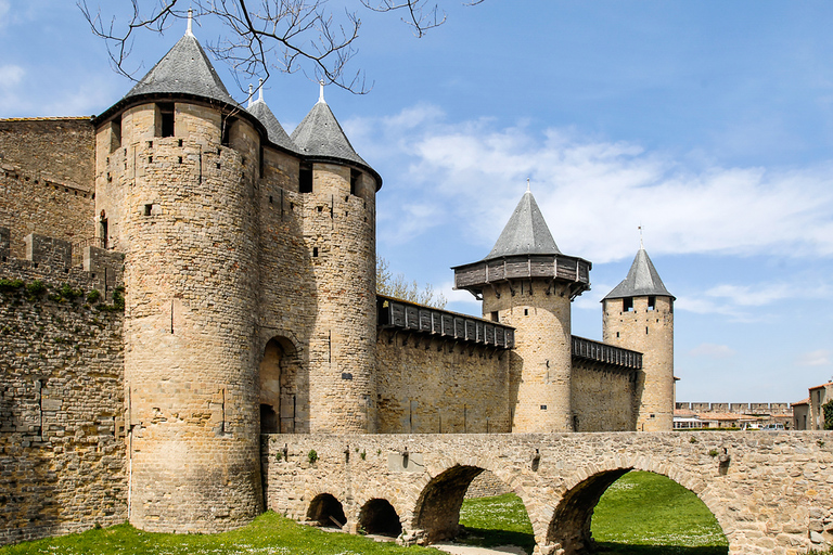 Carcasona: entrada al castillo y murallas