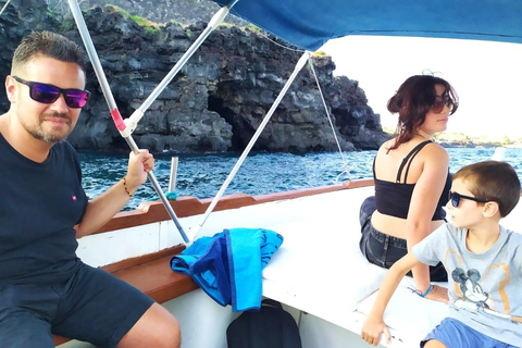 Aci Trezza boat tour Cyclop coast,culture,swim in caves,food