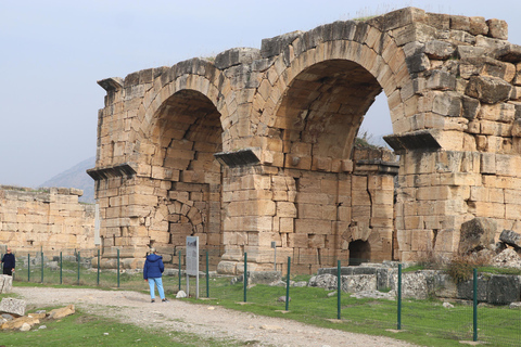 From Marmaris: Pamukkale & Hierapolis Guided Day Trip Pamukkale Entry Excluded