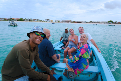 Boa vista: Piękne plaże, żółwie i nurkowanie z rurką na wyspie DjeuPrywatne: Piękne plaże, żółwie + Snorkel wyspa Djeu