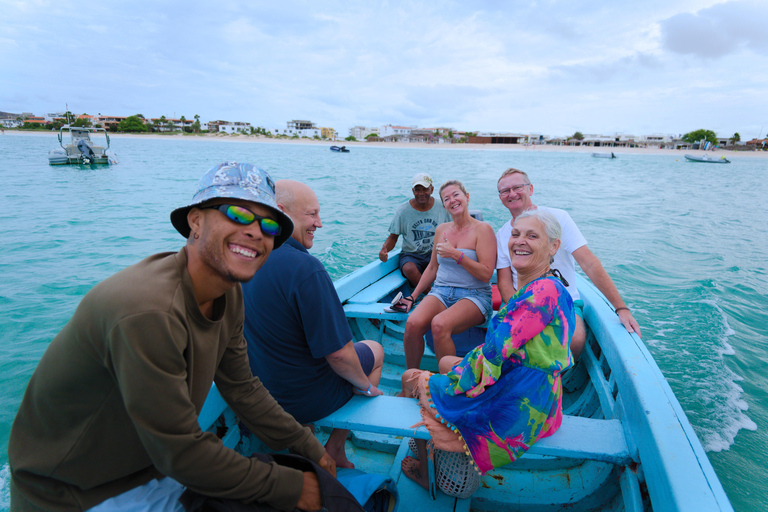 Boa vista: Piękne plaże, żółwie i nurkowanie z rurką na wyspie DjeuPrywatne: Piękne plaże, żółwie + Snorkel wyspa Djeu