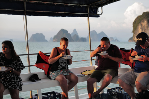 Phuket/Khao Lak: Phang Nga Bay's Grottoes & Golden Hour Glow Hotel pickup in Phuket