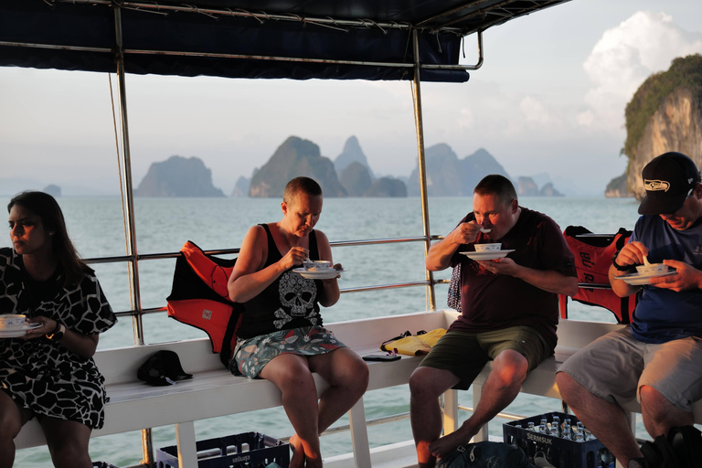 Phuket/Khao Lak: Phang Nga Bay's Grottoes & Golden Hour Glow Hotel pickup in Phuket