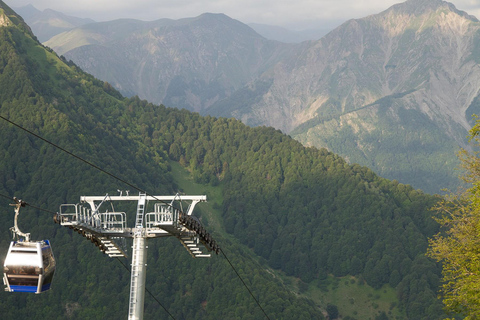 Baku to Gabala: Cable Car, Nohur Lake, Juma Mosque,Waterfall Group Tour