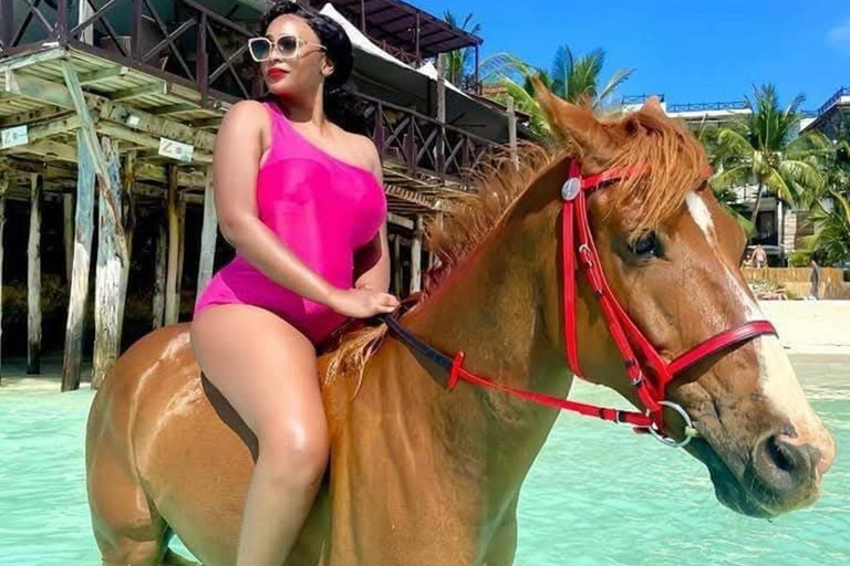 Experience Ocean & Village Horse Riding on Zanzibar Beach FOR GUESTS STAYING IN NORTH & EAST COAST AREAS. 30 MINUTES