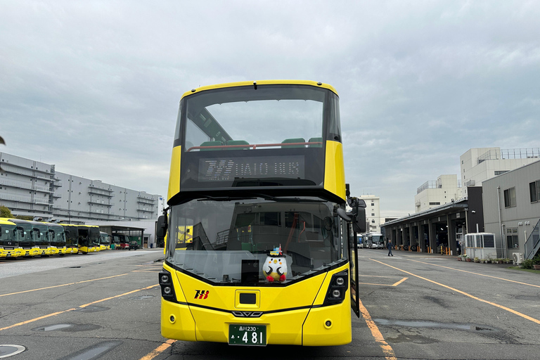 Tokyo: 60min Panoramic Open Top Bus Tour with Audio Guide