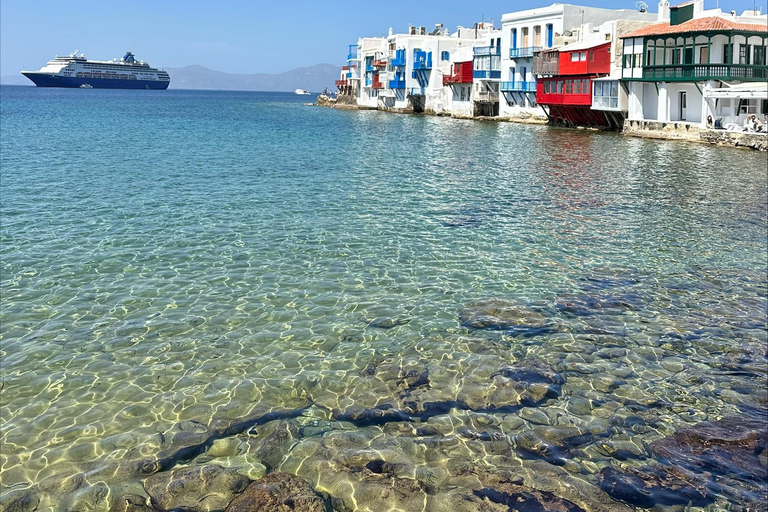 Tour de luxo em Mykonos para passageiros de cruzeirosExcursão de luxo a Mykonos para passageiros de cruzeiros