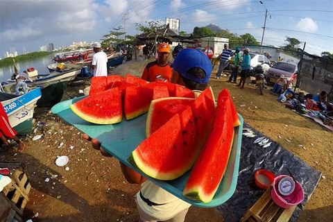 Cartagena: tour guidato del mercato di Bazurto con pranzo e trasferimentoCartagena: tour guidato al mercato di Bazurto con pranzo e trasferimento