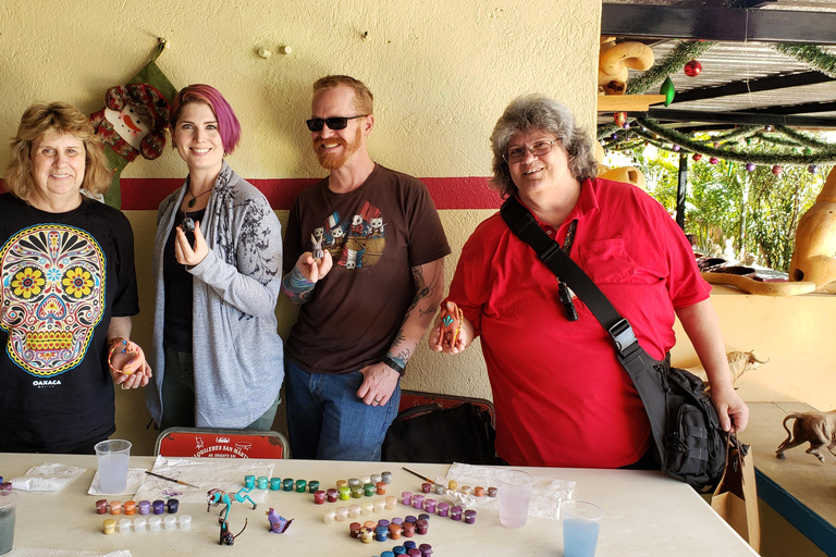 Oaxaca: taller de pintura de alebrijes con recogida del hotel