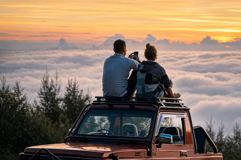 Bali: Mount Batur Sunrise Private Jeep & Natural Hot Spring Private Sunrise Jeep Tour Only (Meet at Jeep Basecamp)