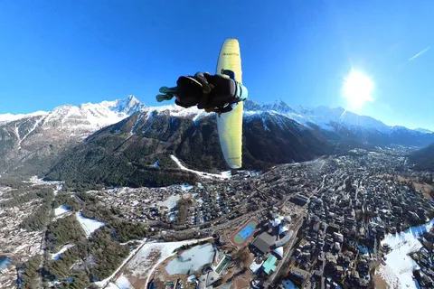 Tandem Paragliding Flight - one video option for free!