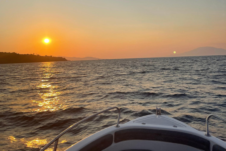 Zakynthos: Myzithres & Caves Private Romantic Sunset Cruise