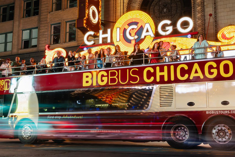 Chicago: Sunset Tour by Open-top Bus with Live Guide Panoramic Sunset Tour