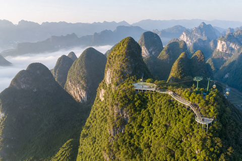 Yangshuo Ticket: Ruyi Peak, Silver Cave, Yulong River & More Li River Bamboo Raft Round Trip with Shuttle