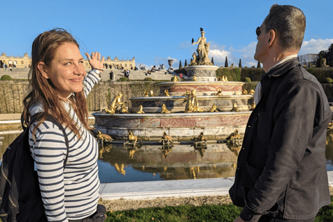 From Paris: Versailles Palace & Garden with Golf Cart Half Day Versailles Palace and Gardens Private Tour